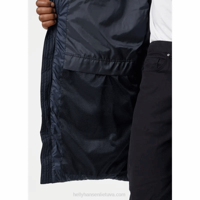 N682339 parka lungo invernale attivo da uomo Helly-Hansen Marina Militare