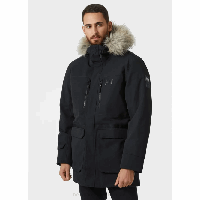 N682385 parka varanger da uomo Helly-Hansen nero