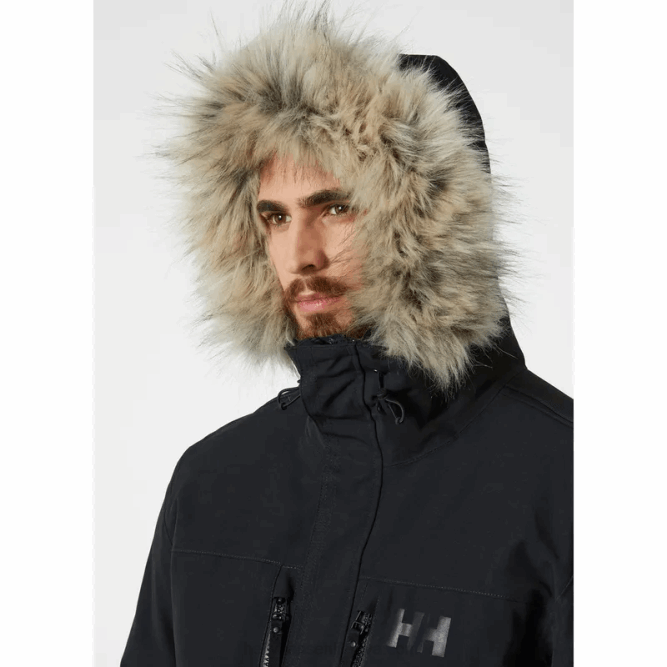N682385 parka varanger da uomo Helly-Hansen nero
