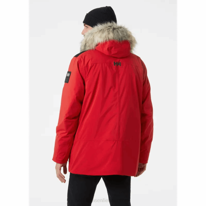 N682391 parka invernale da uomo reine Helly-Hansen rosso
