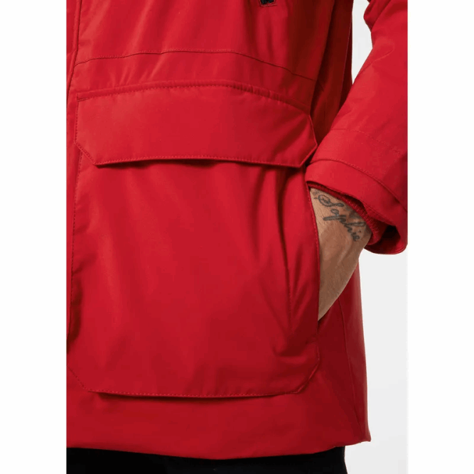 N682391 parka invernale da uomo reine Helly-Hansen rosso
