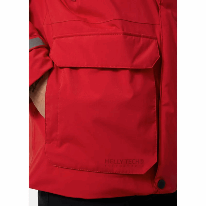 N682391 parka invernale da uomo reine Helly-Hansen rosso