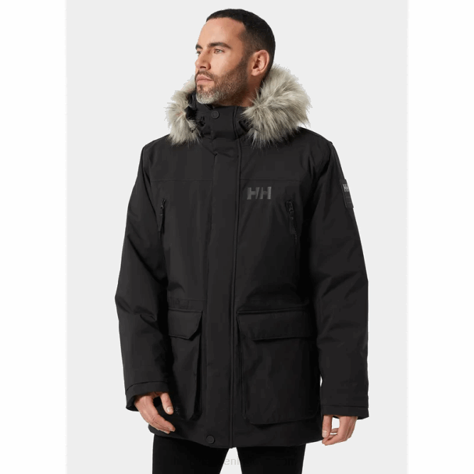 N682392 parka invernale da uomo reine Helly-Hansen nero