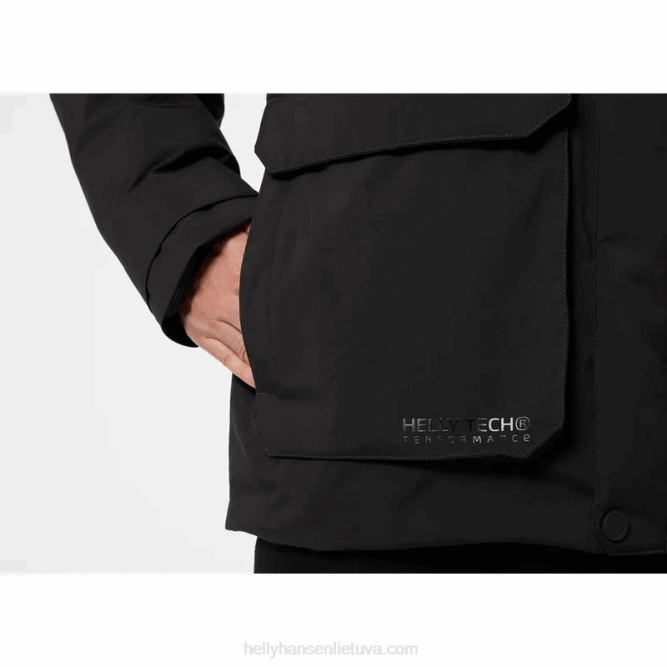 N682392 parka invernale da uomo reine Helly-Hansen nero