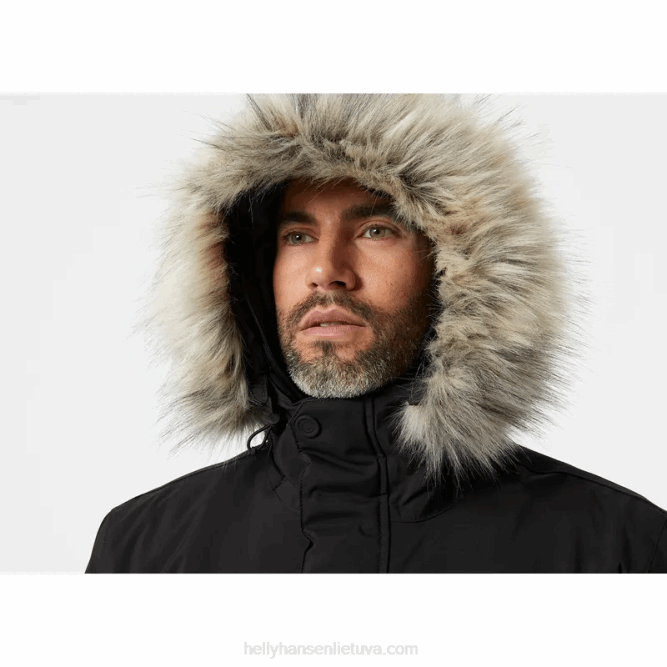 N682392 parka invernale da uomo reine Helly-Hansen nero