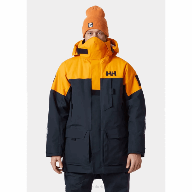 N68253 parka uomo h2flow oceano artico Helly-Hansen lampone