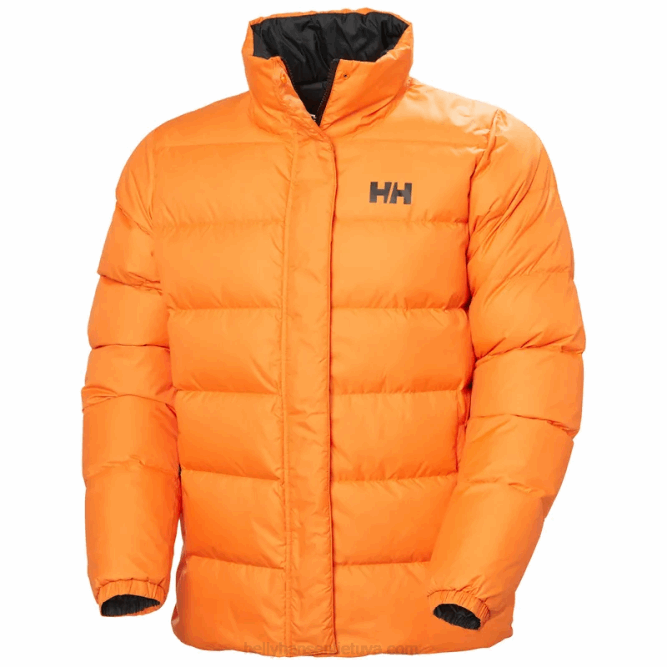 N682342 piumino uomo hh reversibile Helly-Hansen papavero arancione