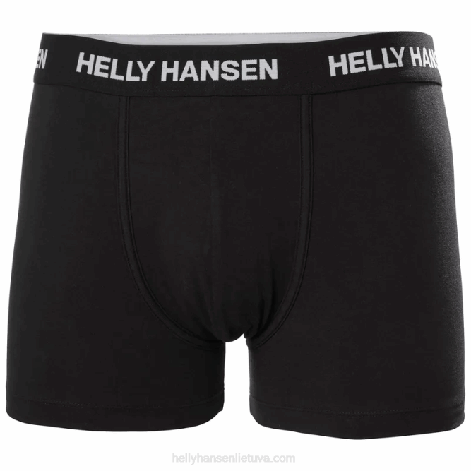 N6821026 boxer unisex in cotone da 2 pezzi Helly-Hansen prosciutto azzurrite
