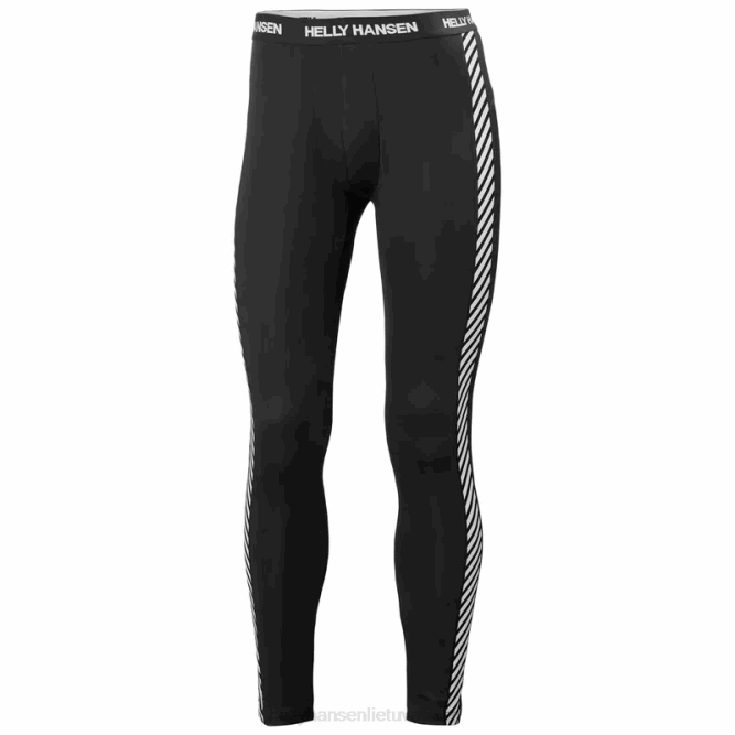N6821030 pantaloni base layer leggeri hh lifa da uomo Helly-Hansen ebano