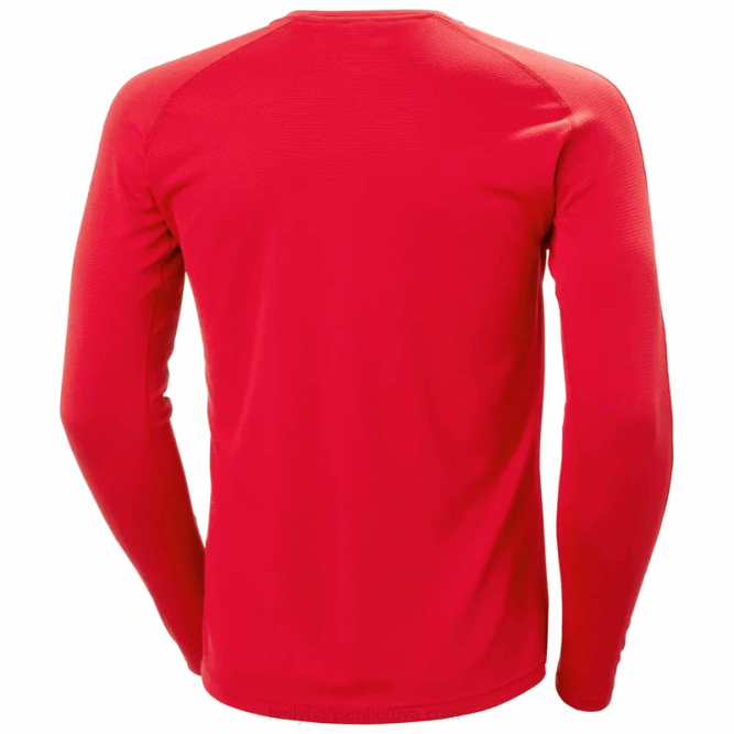 N6821037 maglia intima da uomo lifa active stripe crew Helly-Hansen lampone