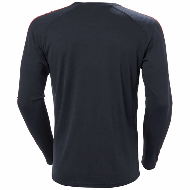 N6821039 maglia intima da uomo lifa active stripe crew Helly-Hansen nero