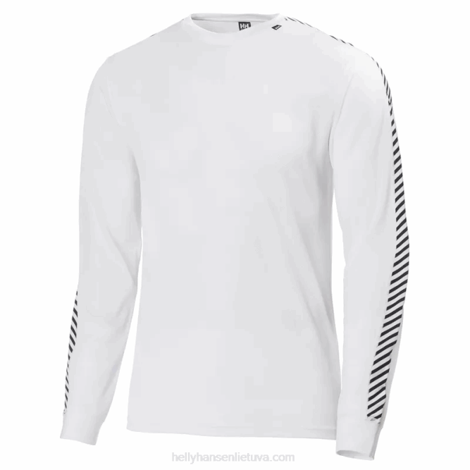 N6821046 maglia intima da uomo a manica lunga con righe hh lifa Helly-Hansen nero