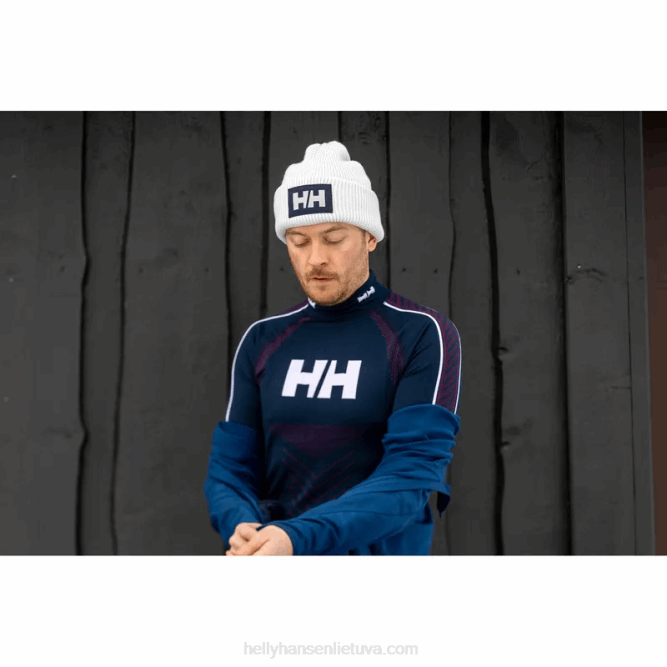 N6821056 Base layer da corsa unisex h1 pro lifa senza cuciture Helly-Hansen nero