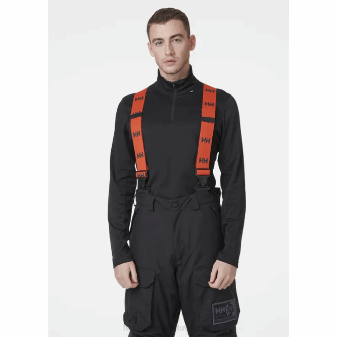 N6821063 intimo leggero da uomo con mezza zip lifa max Helly-Hansen nero