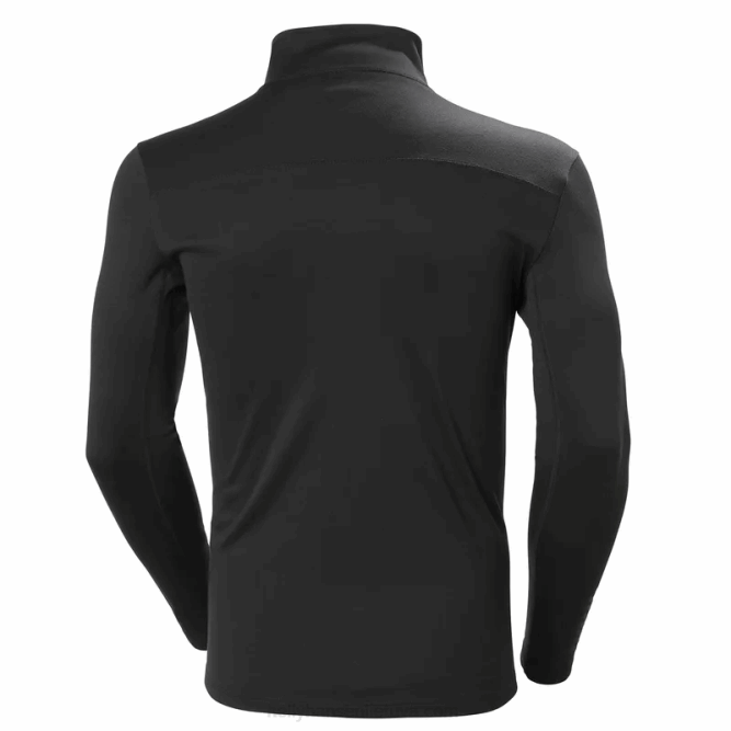 N6821063 intimo leggero da uomo con mezza zip lifa max Helly-Hansen nero