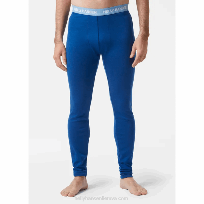 N6821066 pantaloni base layer 2-in-1 da uomo lifa merino di peso medio Helly-Hansen nero