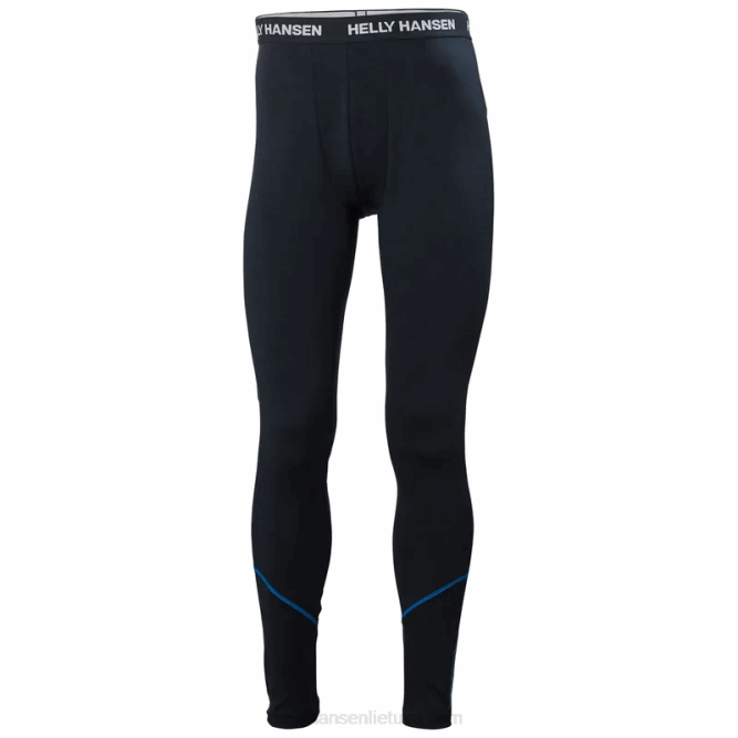 N6821068 pantaloni base layer 2-in-1 da uomo lifa merino di peso medio Helly-Hansen nero