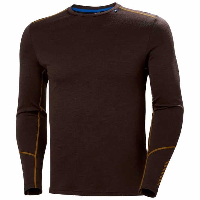 N6821071 strato base da uomo di peso medio merino lifa Helly-Hansen malachite