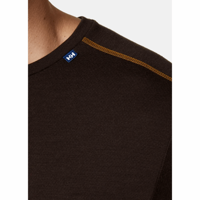 N6821071 strato base da uomo di peso medio merino lifa Helly-Hansen malachite