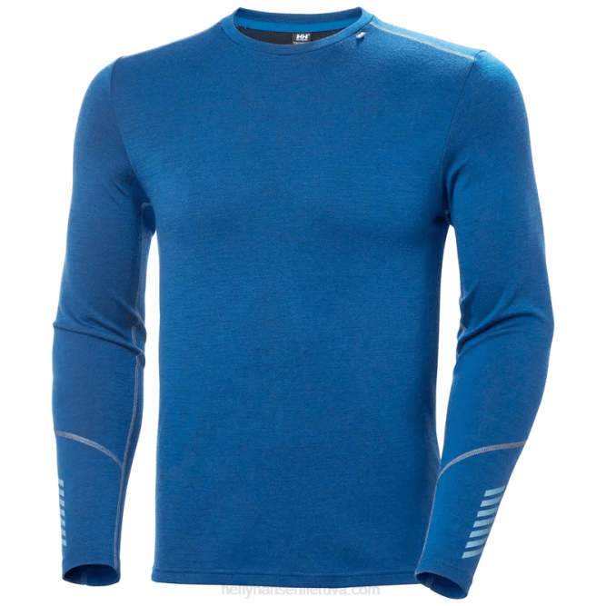 N6821073 strato base da uomo di peso medio merino lifa Helly-Hansen lampone
