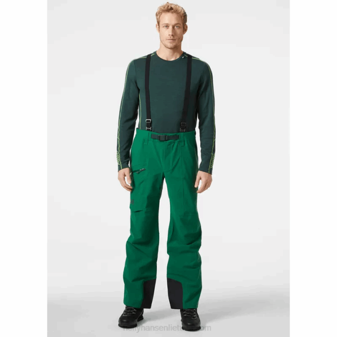 N682605 pantaloni shell da sci backcountry da uomo verglas Helly-Hansen nero