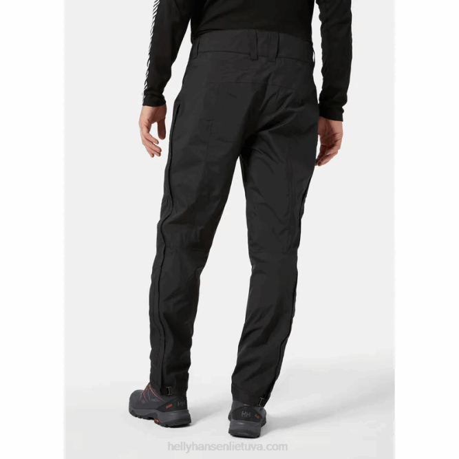 N682614 pantaloni shell da uomo in verglas a 3 strati Helly-Hansen nero