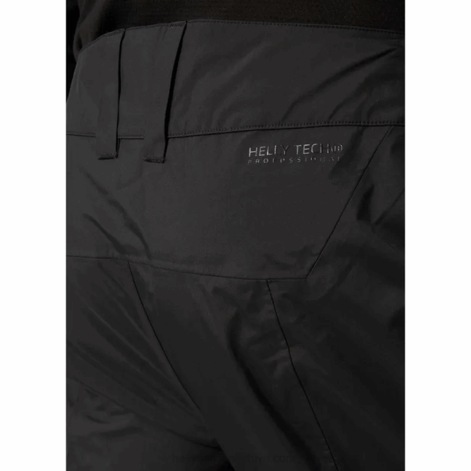 N682614 pantaloni shell da uomo in verglas a 3 strati Helly-Hansen nero