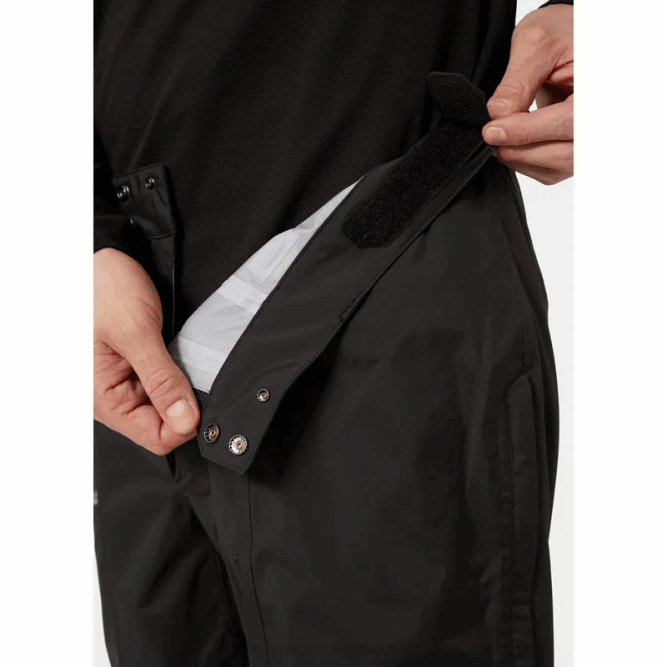 N682614 pantaloni shell da uomo in verglas a 3 strati Helly-Hansen nero