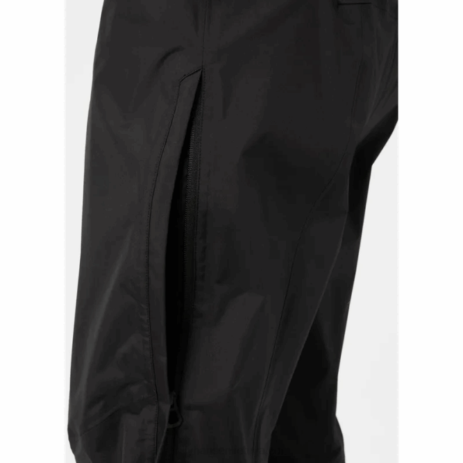N682614 pantaloni shell da uomo in verglas a 3 strati Helly-Hansen nero