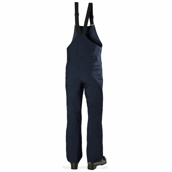 N682741 leggendari pantaloni con bretelle isolanti da uomo Helly-Hansen nero