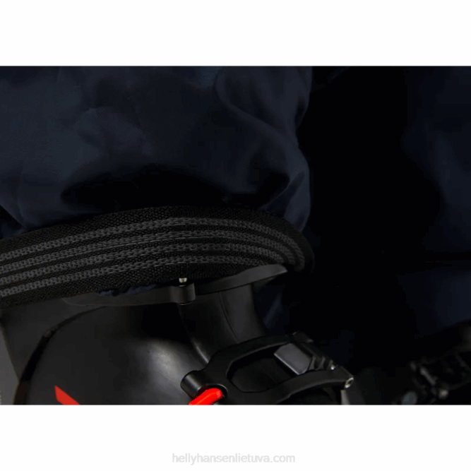 N682741 leggendari pantaloni con bretelle isolanti da uomo Helly-Hansen nero