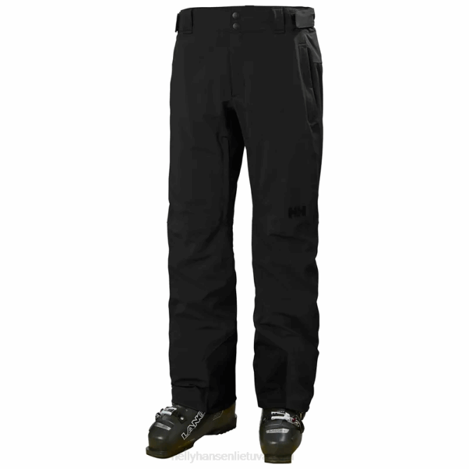 N682756 pantaloni da sci da uomo con isolamento rapido Helly-Hansen rosso