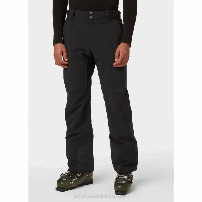 N682756 pantaloni da sci da uomo con isolamento rapido Helly-Hansen rosso