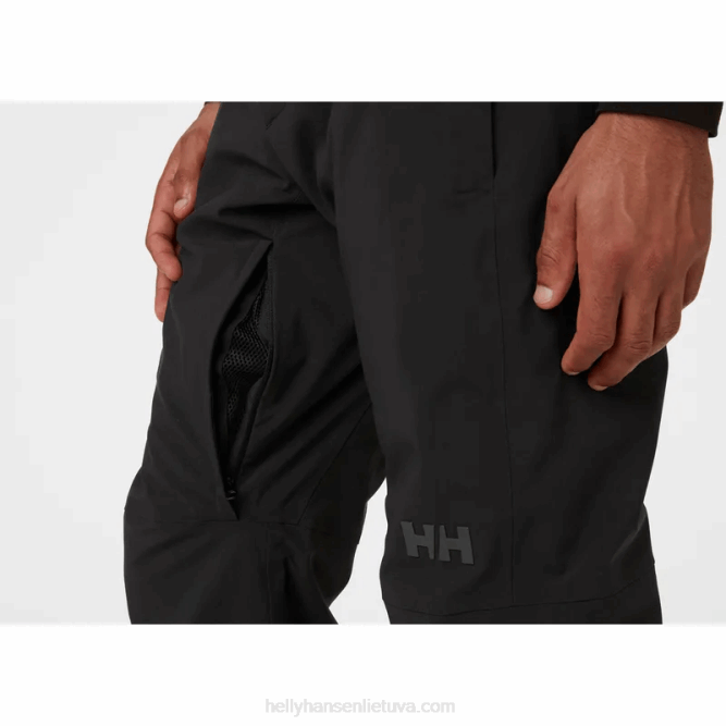 N682756 pantaloni da sci da uomo con isolamento rapido Helly-Hansen rosso