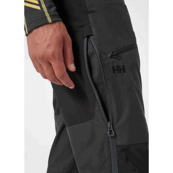 N682643 pantaloni da uomo verglas tur Helly-Hansen verde lav