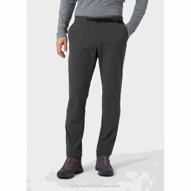 N682653 pantaloni da trekking da uomo campfire 2.0 Helly-Hansen ebano