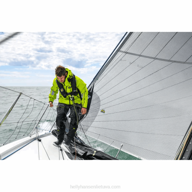 N682556 pantaloni da vela oceanici da uomo aegir Helly-Hansen allarme rosso