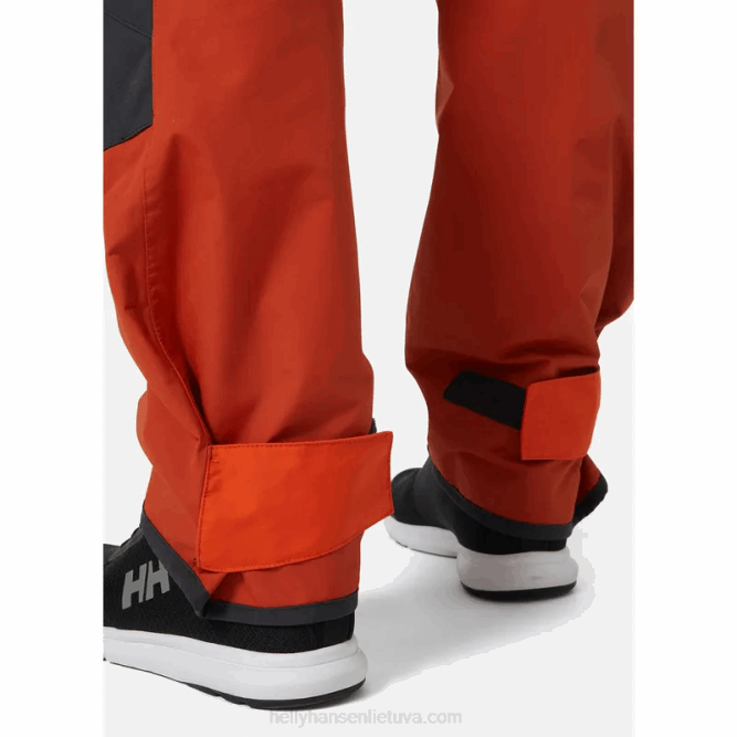 N682590 salopette da vela costiera Newport da uomo Helly-Hansen melange grigio