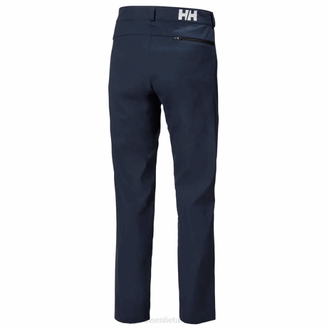 N682597 pantaloni da vela da uomo hp racing softshell Helly-Hansen ebano